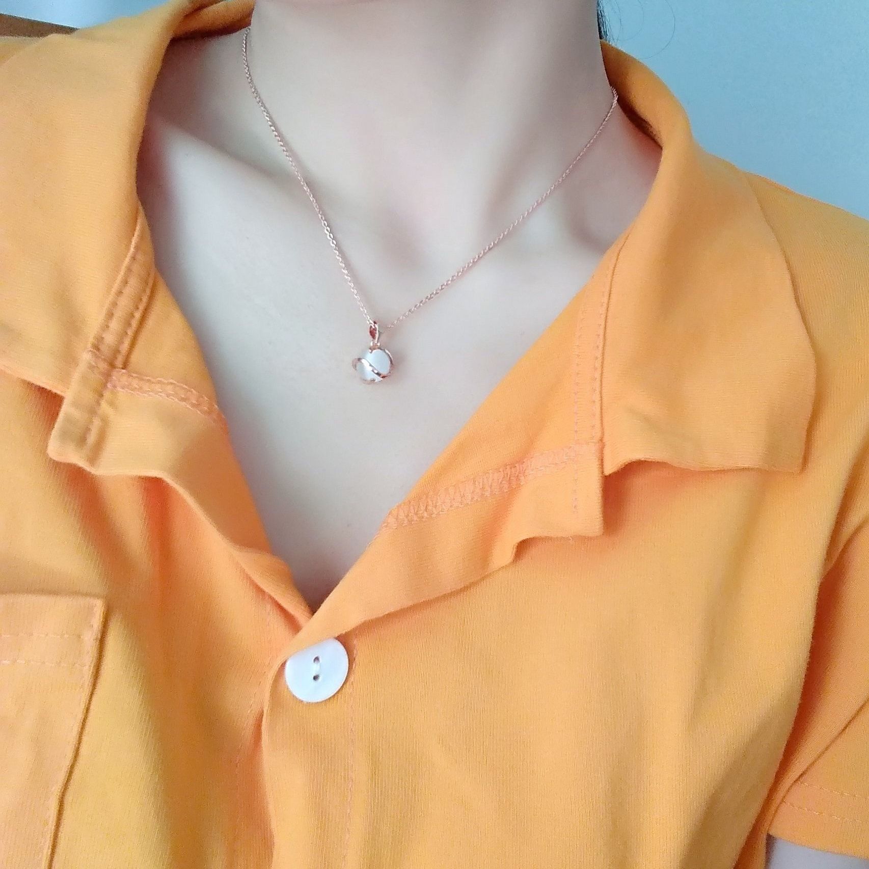 Natural Fresh Water Pearl Pendant Necklace for Women view 4