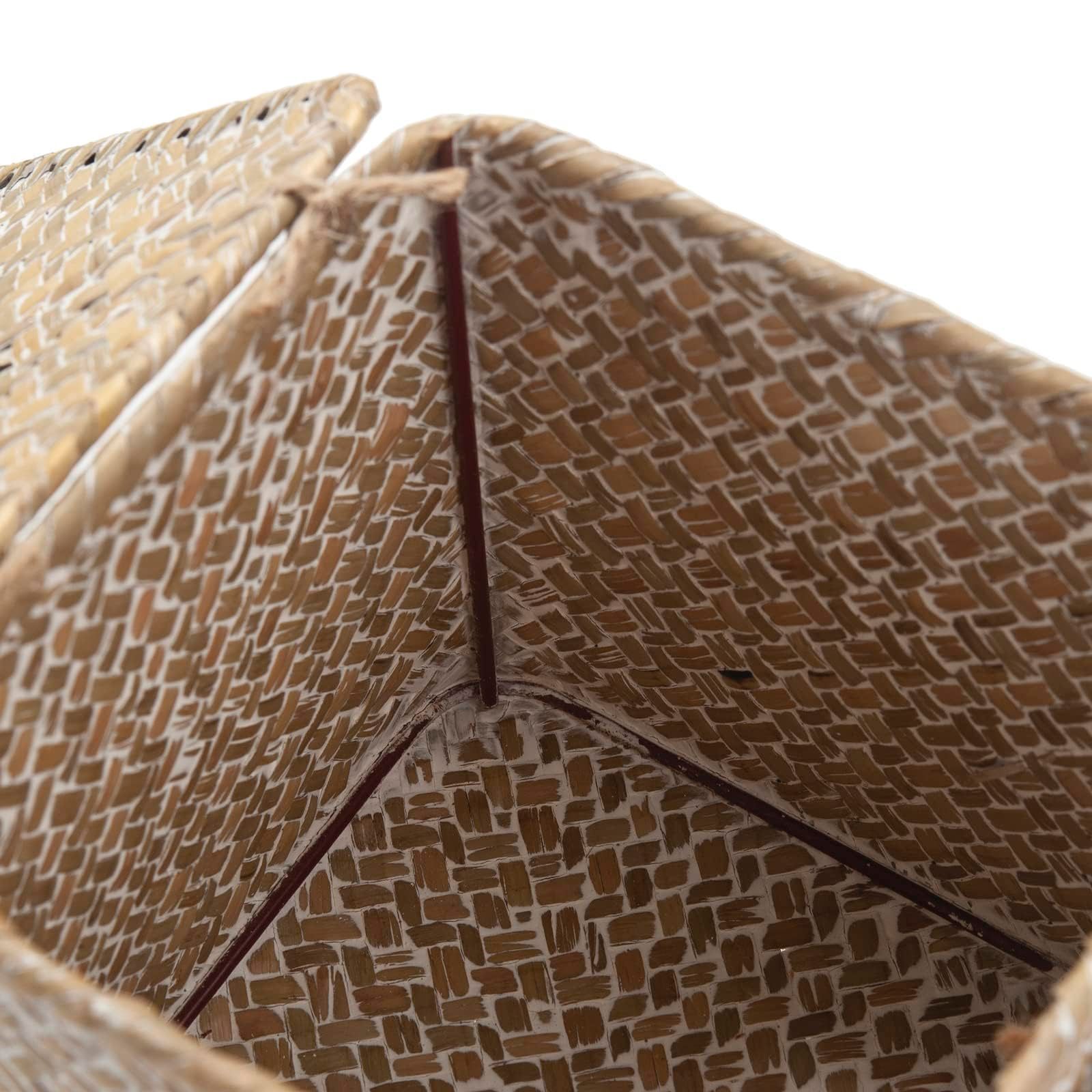 Seagrass Square Tissue Box Cover Woven Napkin Holder Decorative for Bathroom view 3