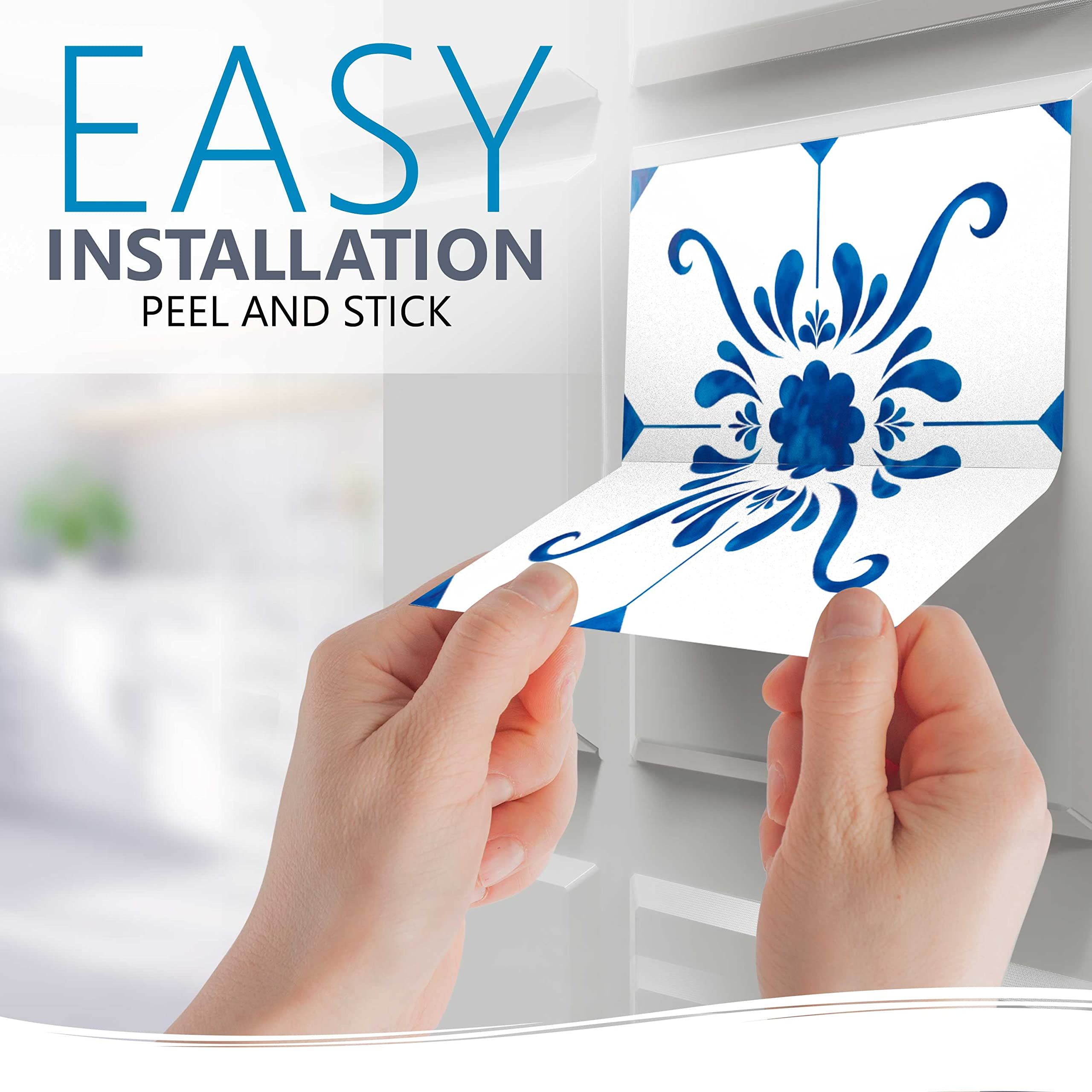 Tile Sticker Peel and Stick Easy Application – Ideal for Bathroom view 3