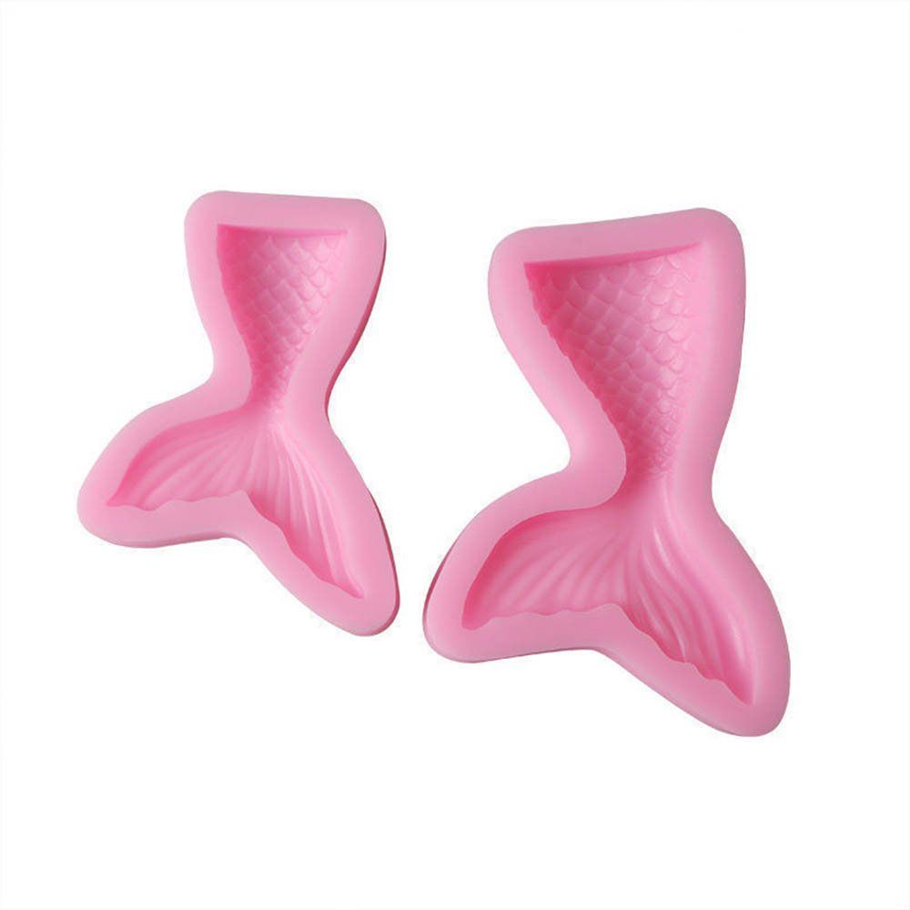 Silicone Mermaid Tail Mold Baking Cake Decoration Jelly Sugarcraft Chocolate — image 1