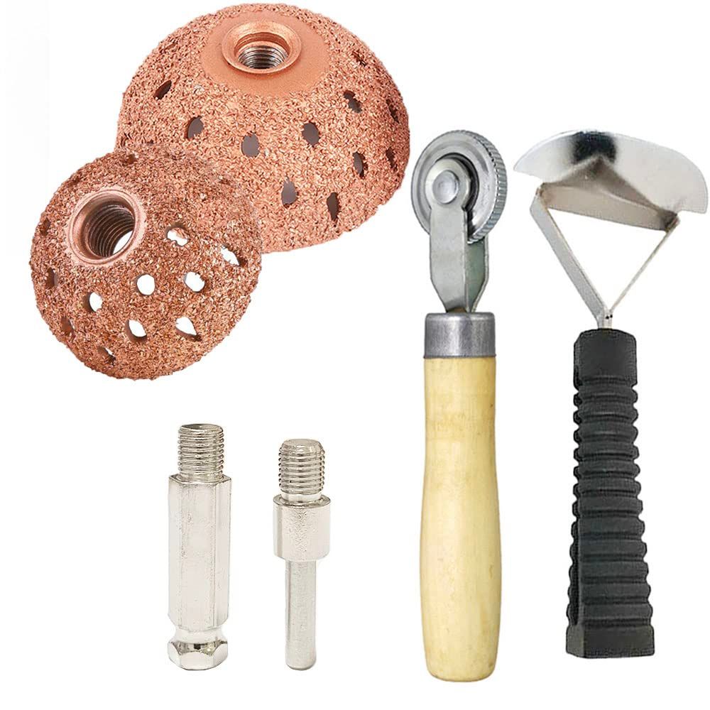 Tire Repair Patch Tools Tire Buffing Wheels Tungsten Steel Buffing Wheel with — image 1