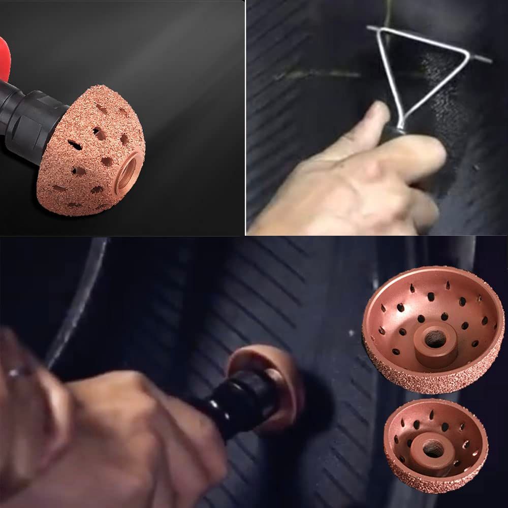 Tire Repair Patch Tools Tire Buffing Wheels Tungsten Steel Buffing Wheel with view 2