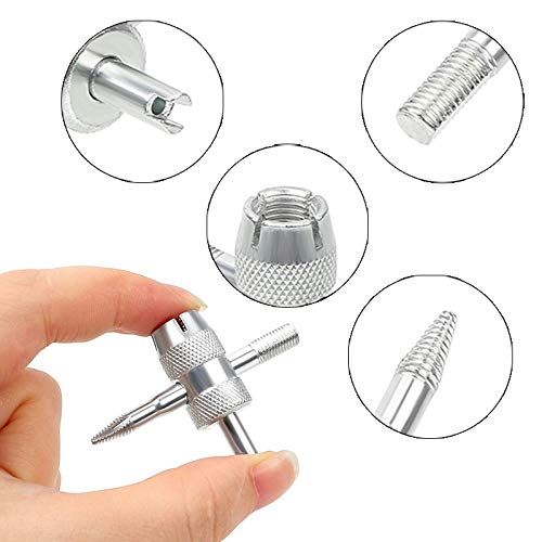 4-in-1 Valve Core Tool Multifunctional Valve Wrench for Automobile Tire Stem view 2