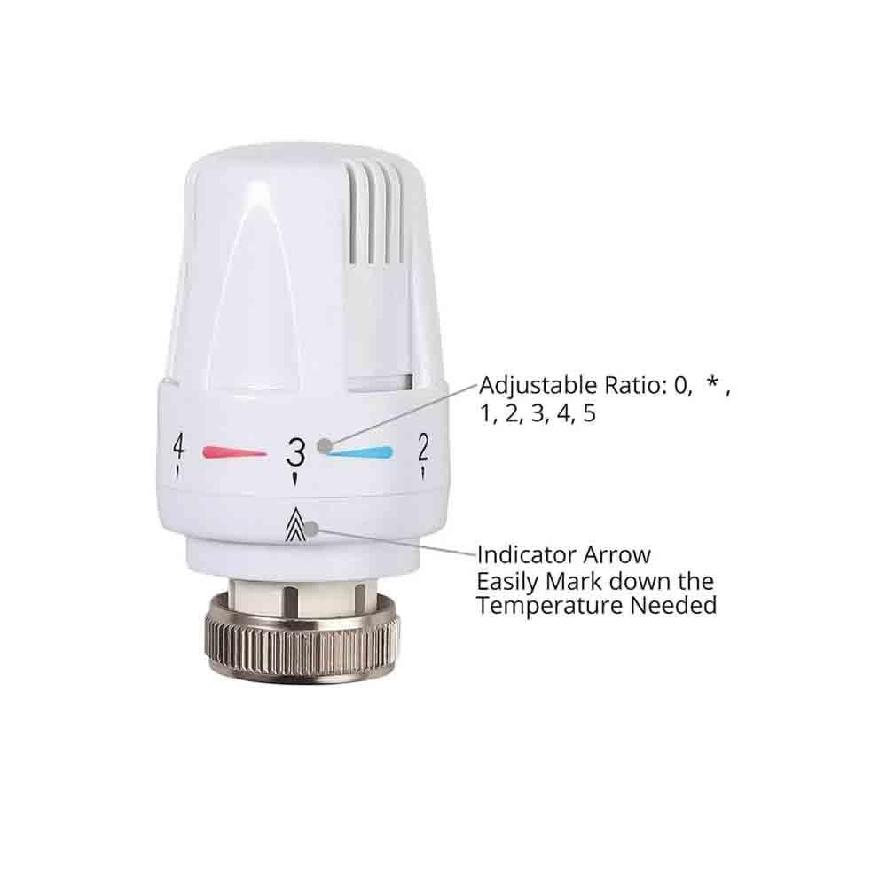Radiator Valve Three-way radiator thermostatic control valve automatic view 2