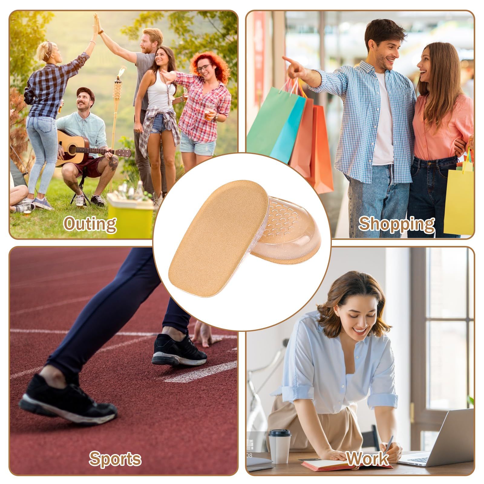 Uneven Legs, Shoe Lifts for Women Men, Heel Lifts for Leg Length Discrepancy view 5