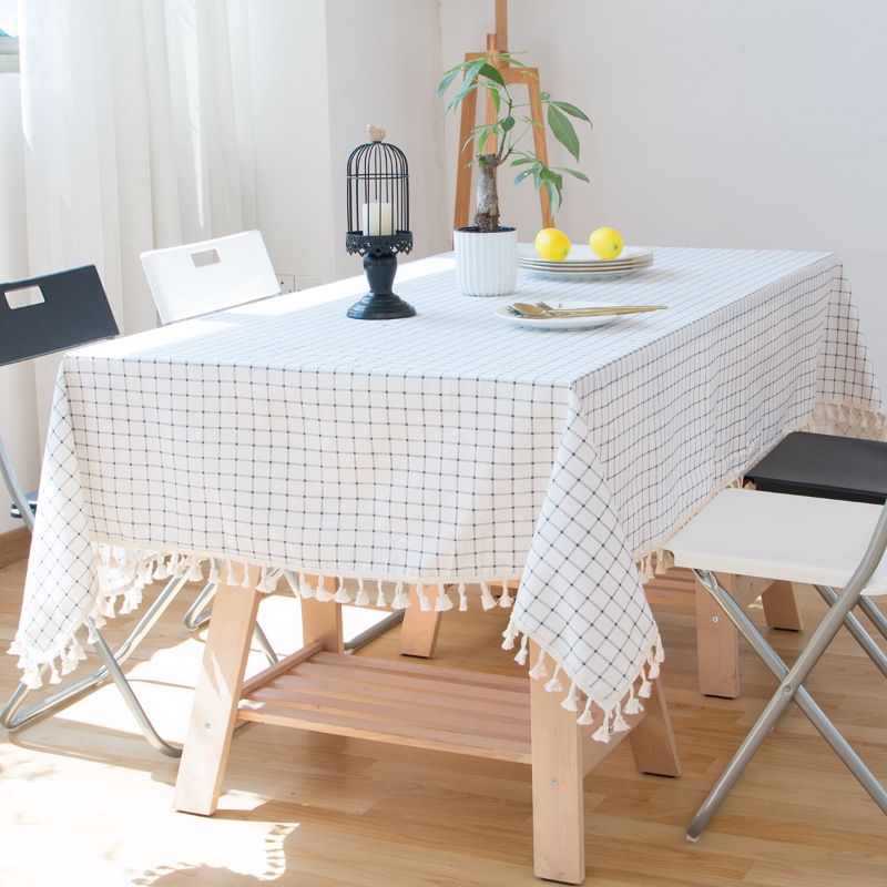 Tablecloths Cotton Tablecloth for Rectangle Tables view 5