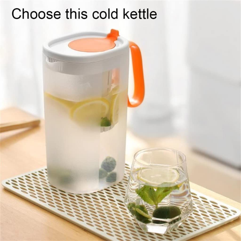 juice jug, Large Capacity Cold Kettle Plastic Beverage Heat Resistant Water view 4