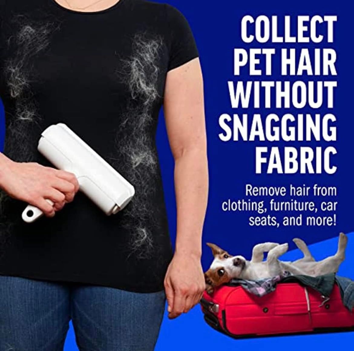 Hair Remover and Reusable Roller and Dog Hair Remover for Furniture view 2