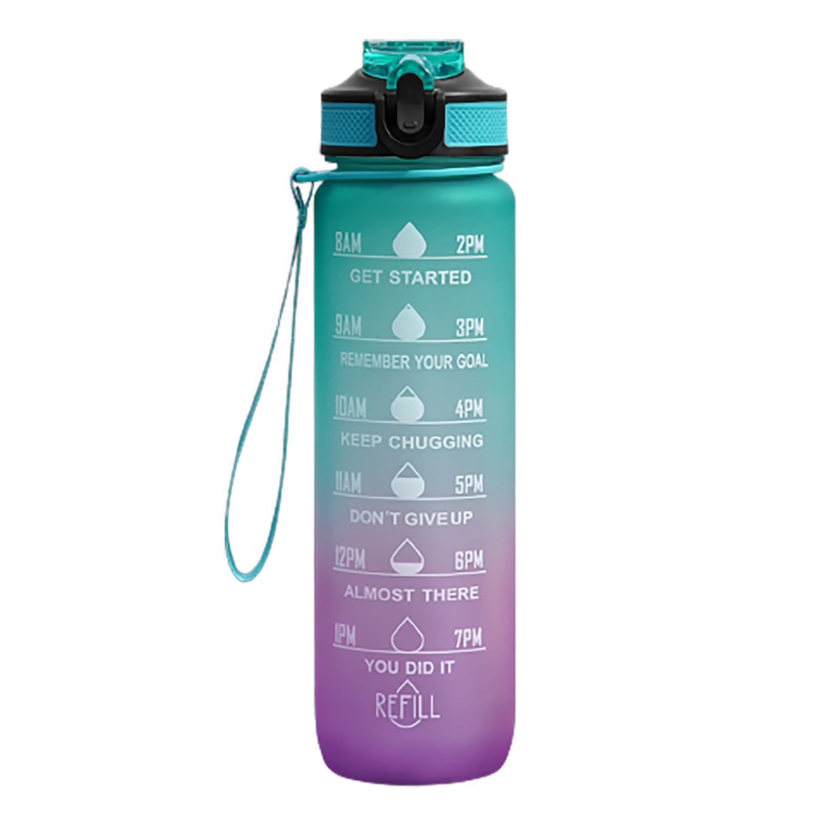 Water Bottle with Time Marker