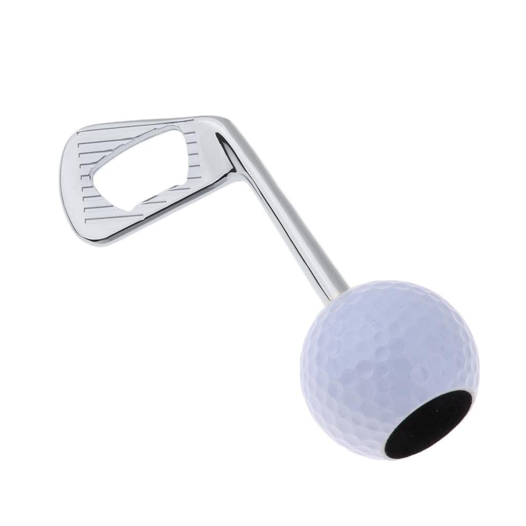 Stainless Steel Golf Ball-Shaped Bottle Opener Novelty Corkscrew Wine And Beer view 2