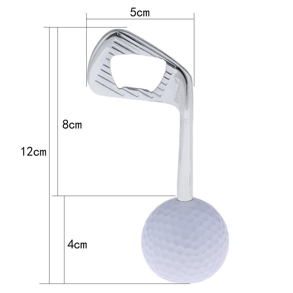 Stainless Steel Golf Ball-Shaped Bottle Opener Novelty Corkscrew Wine And Beer view 3
