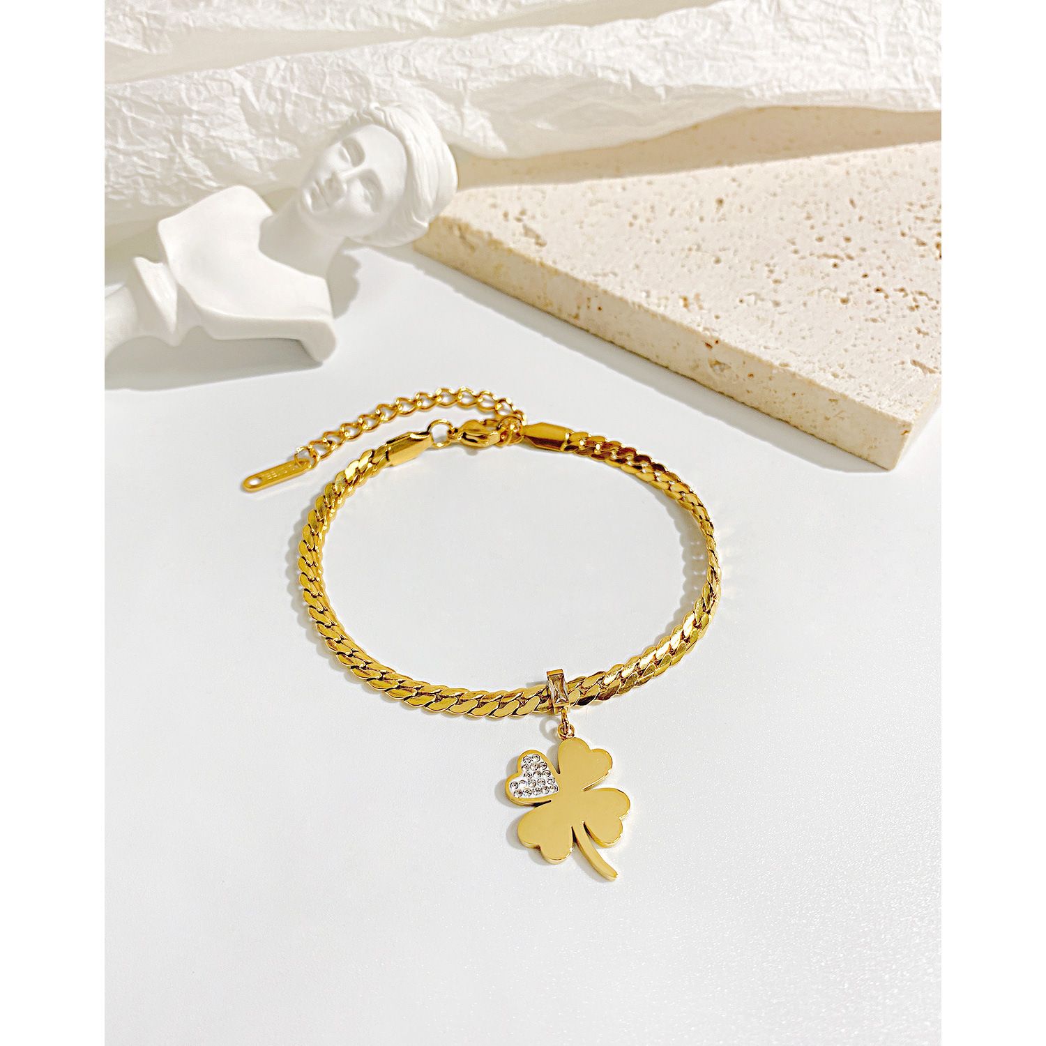 Four Leaf Clover Bracelet view 4