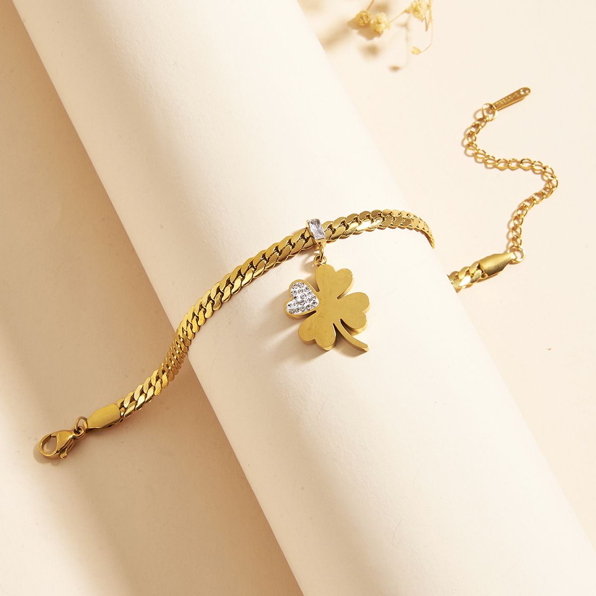 Four Leaf Clover Bracelet view 5