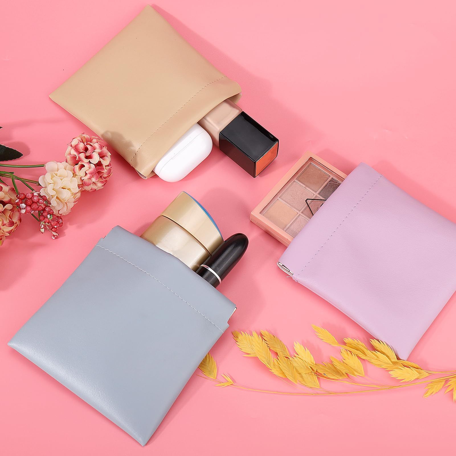 3 PCS Small Makeup Bag for Purse view 2