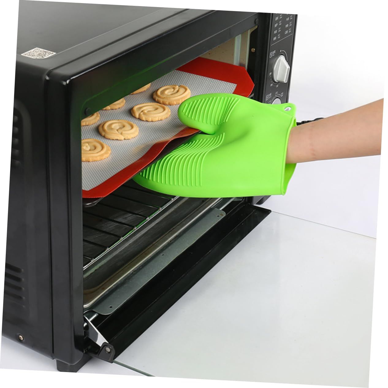 2pcs Oven Glove Kitchen Mitt Oven Mitt Mitts Waterproof Gloves Water Proof view 5