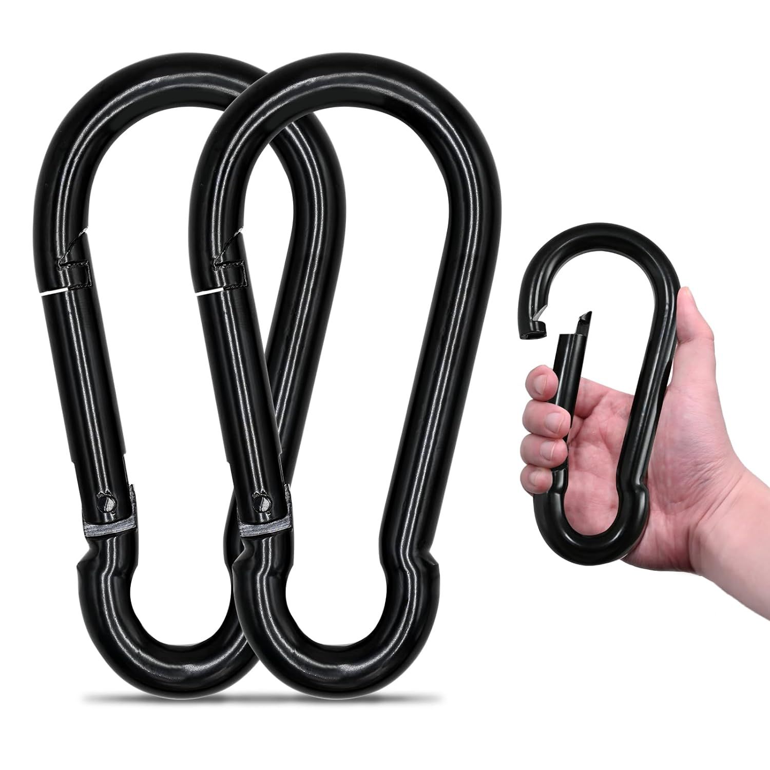 Carabiner Clip,Carabiner Clips Heavy Duty, 2 Pack Large Carabiner, Heavy Duty — image 1