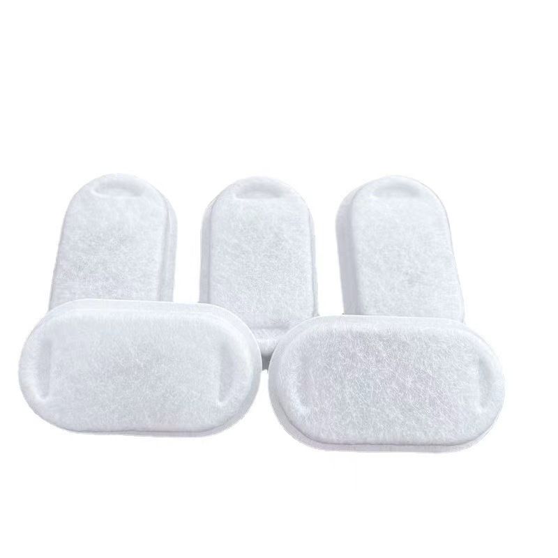 Water Fountain Filters, 8 Pack Replacement Filters with 8 Sponges,Cat Bowl view 4