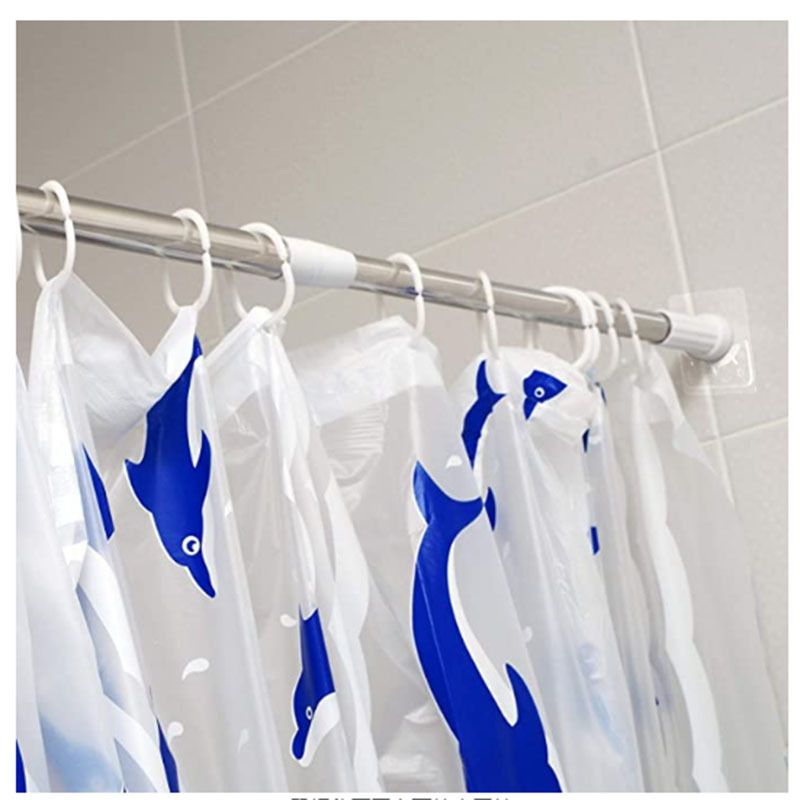 Shower Curtain Rod Holder-Easy Installation-No Drilling Required view 4