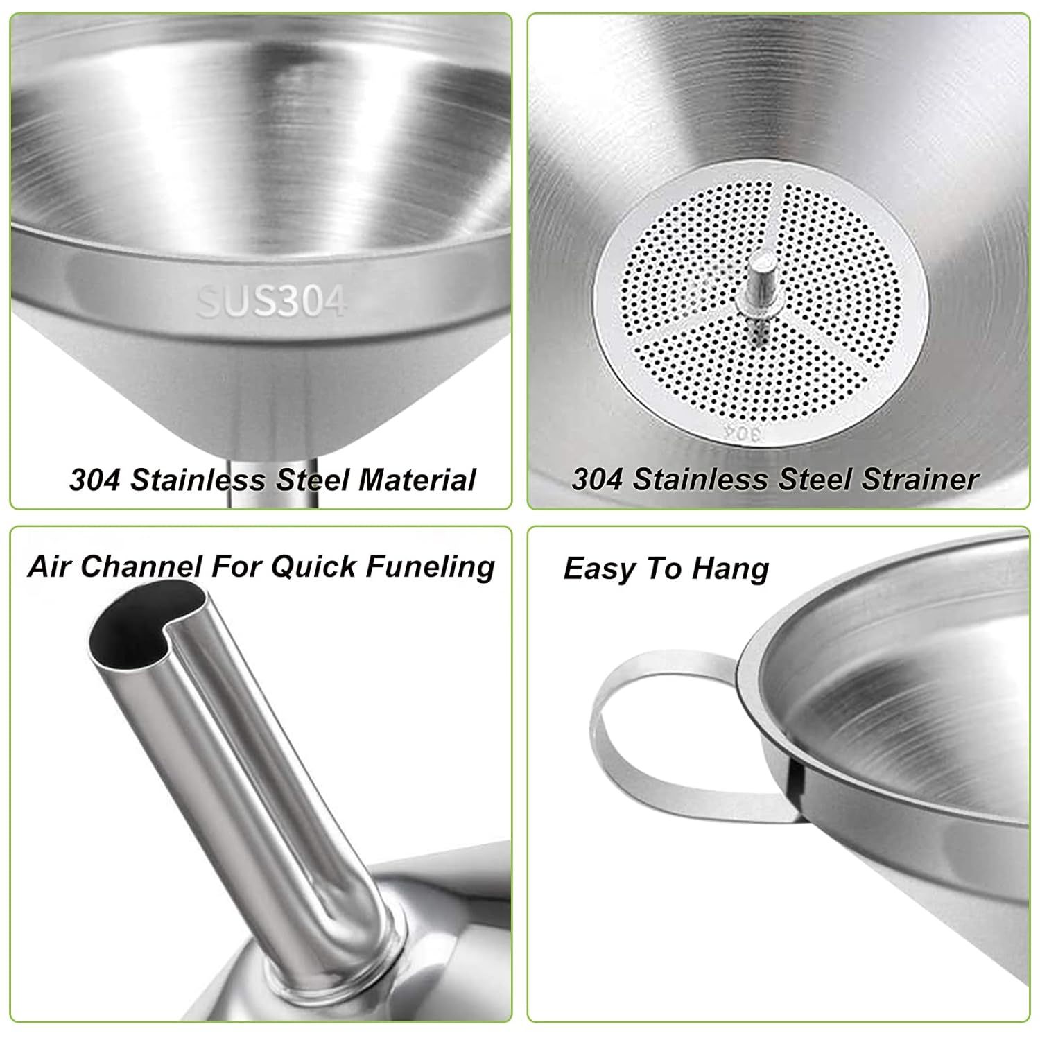 Stainless Steel Kitchen Funnel view 5