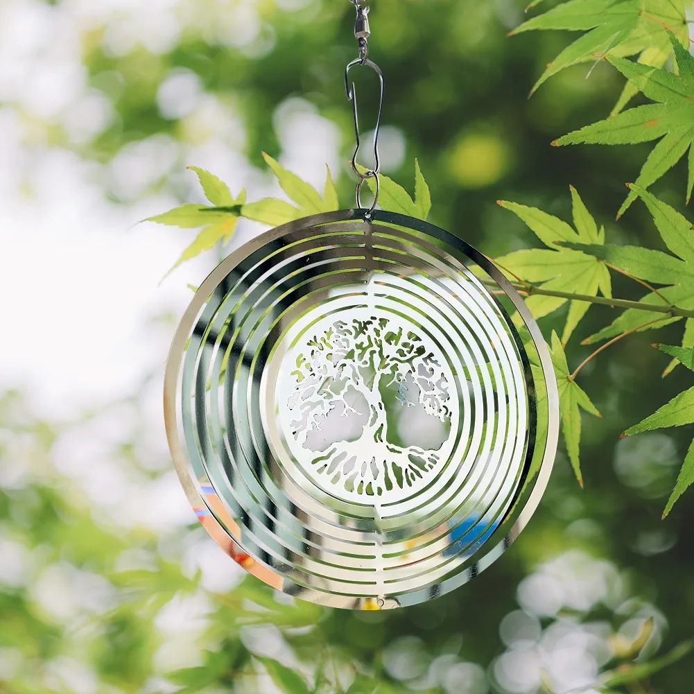 Wind Spinners with Crystals for Yard and Garden view 3
