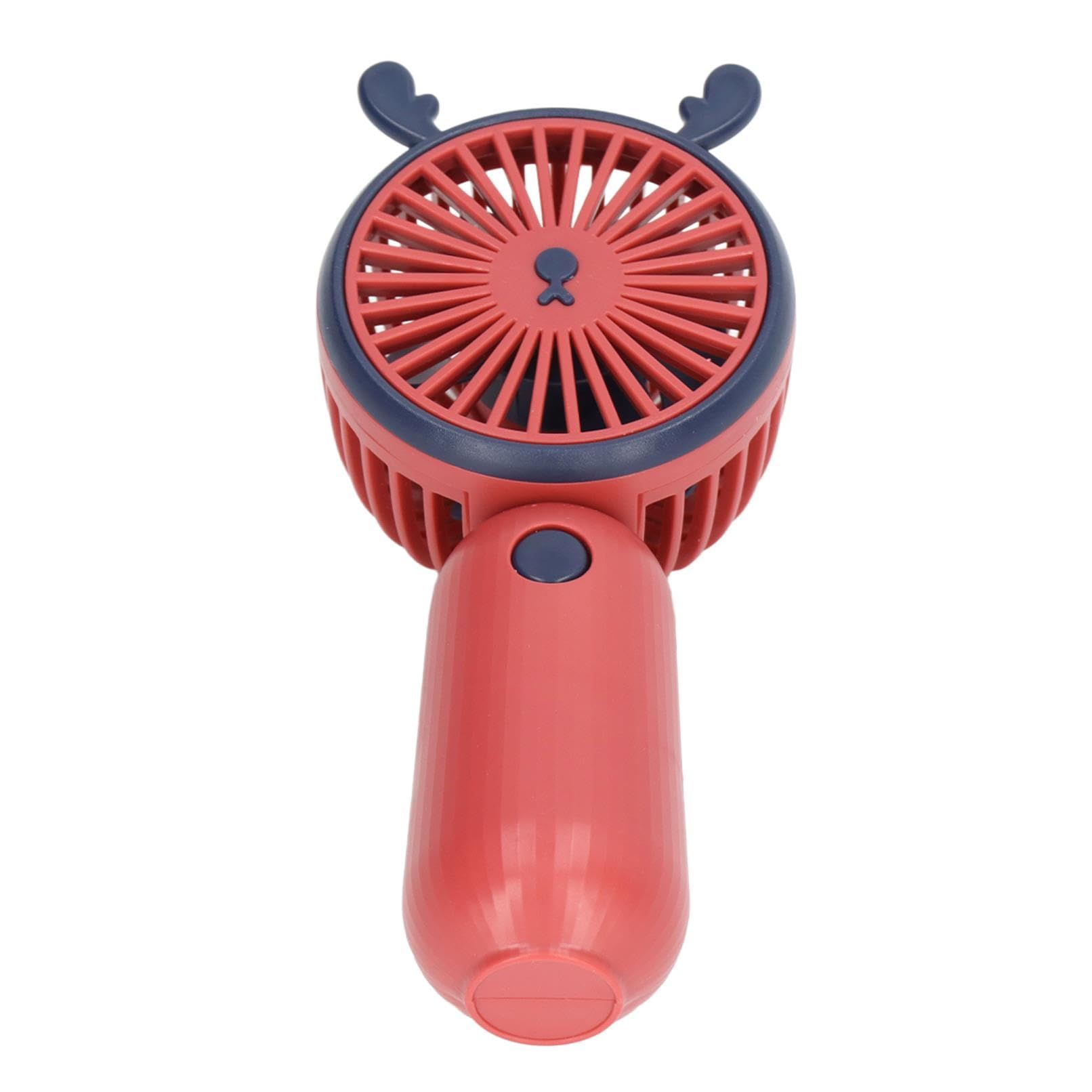 Stay Cool Anywhere with our Portable Handheld Fan - Cute Animal Horn Design