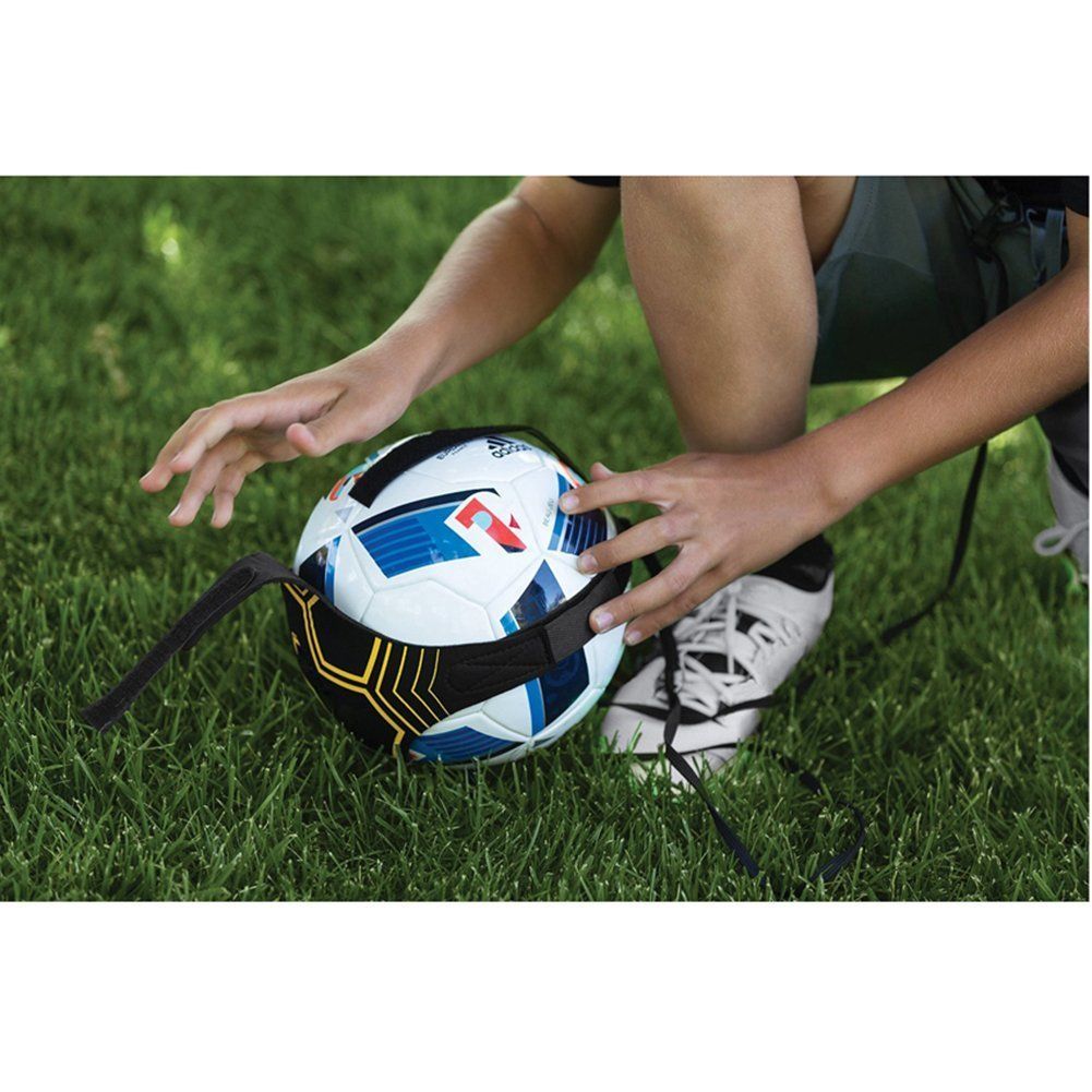 Football Kick Trainer Soccer Training Aids Hands Free Throw Sole Practice view 5