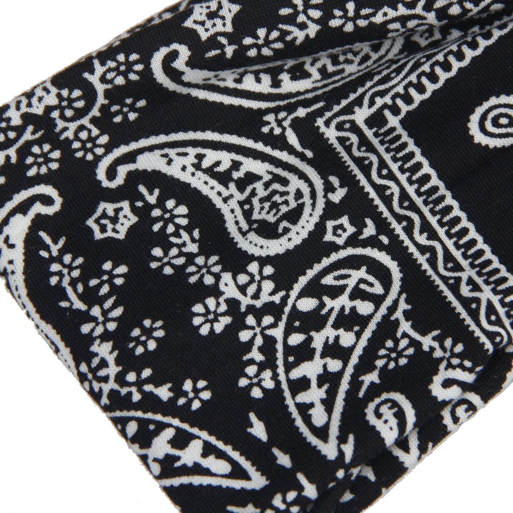 Assorted Paisley Print Wide Bandana Knot Headbands Criss Cross Head Wrap Hair view 3