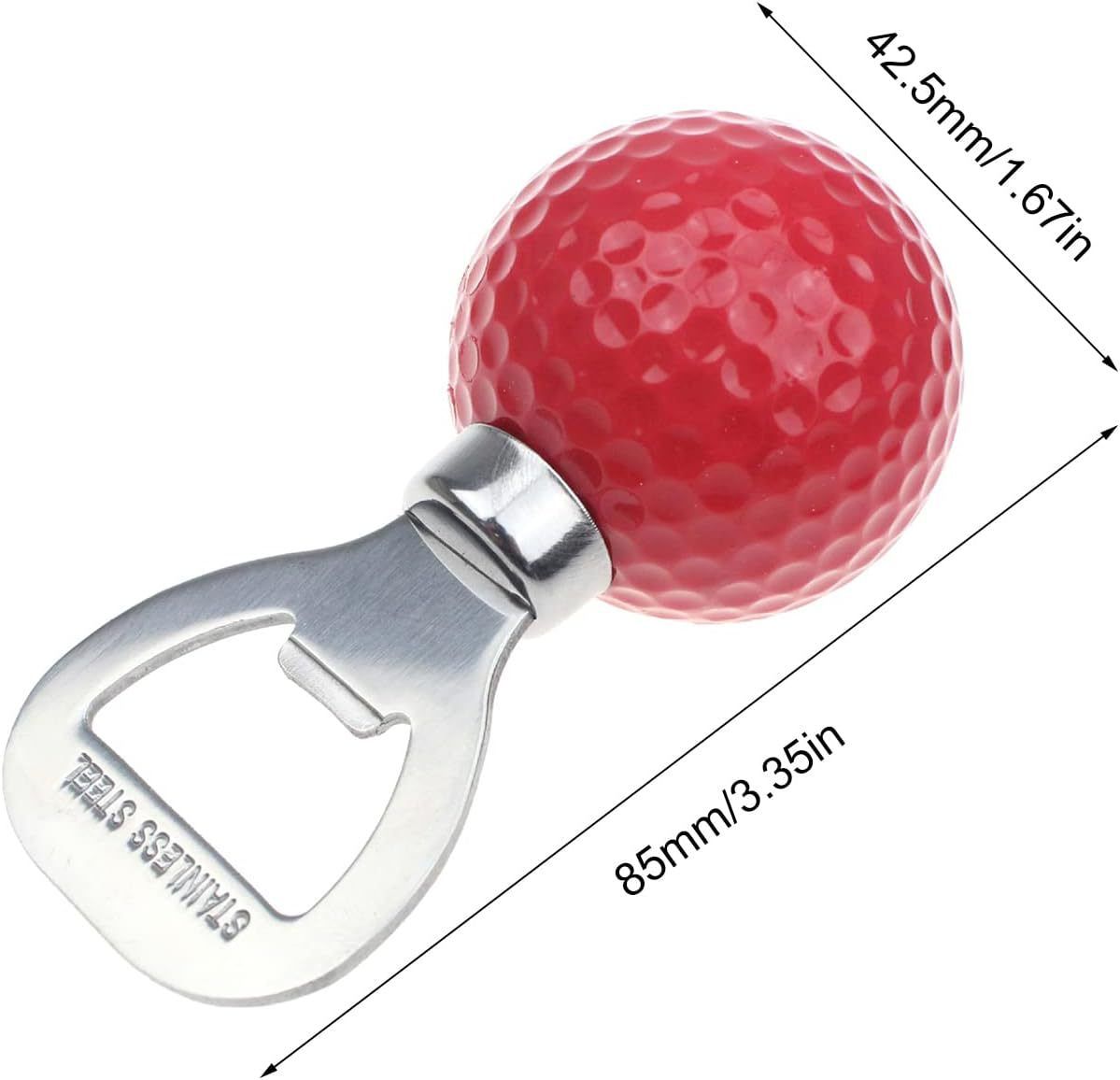 Golf Ball Bottle Opener, Beer Bottle Opener Funny Gifts for Men Women Novelty view 5