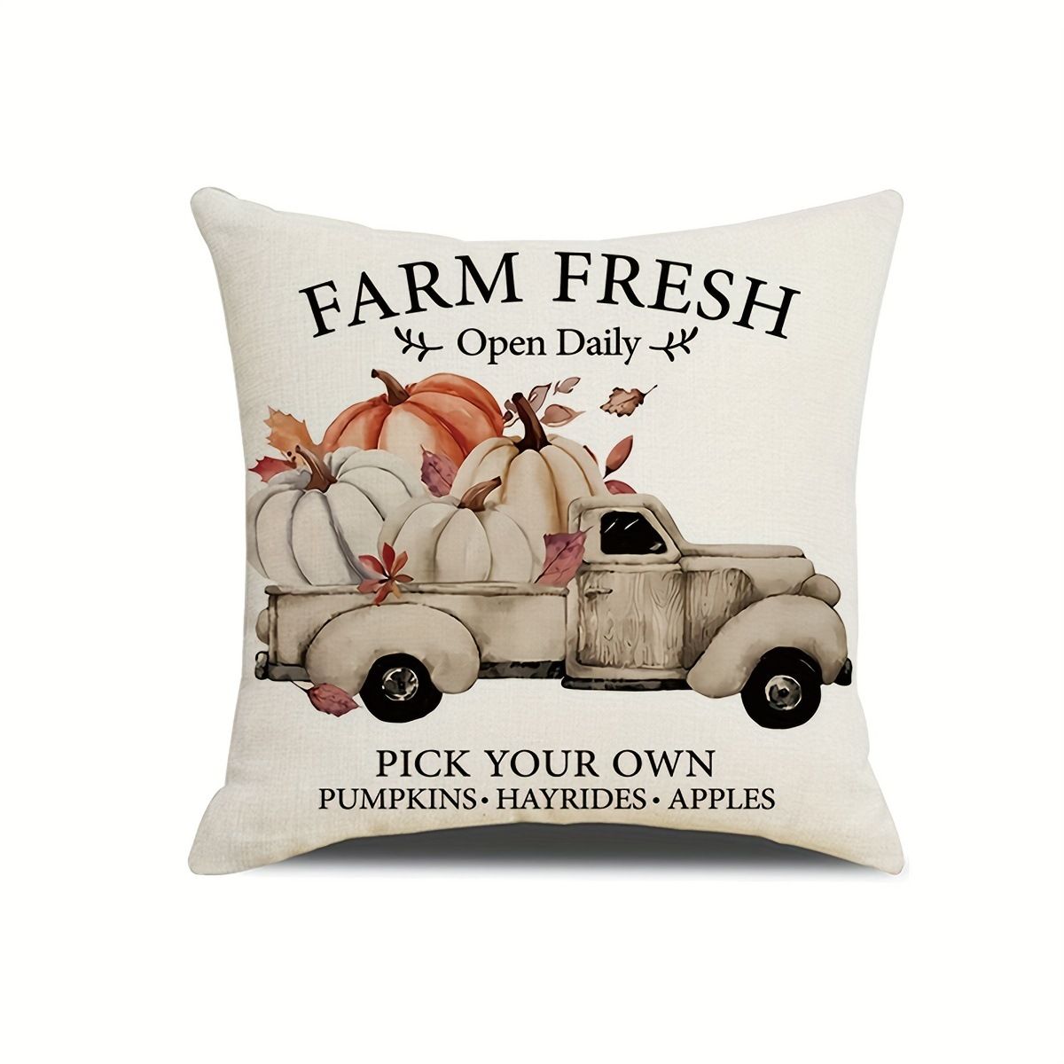 Fall Decorations Pillow Covers Autumn Thanksgiving Outdoor Throw Pillow Covers view 5
