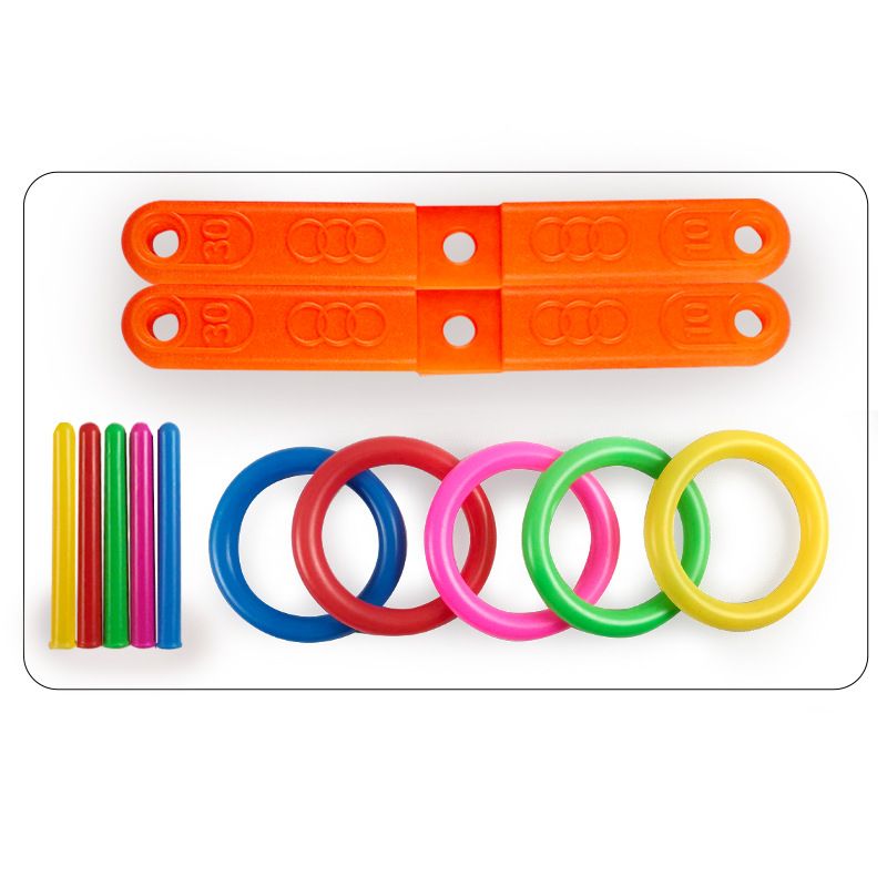 Toyrific Set, Plastic Ring Toss Game for Kids, Outdoor Games Set Ring Toss view 3