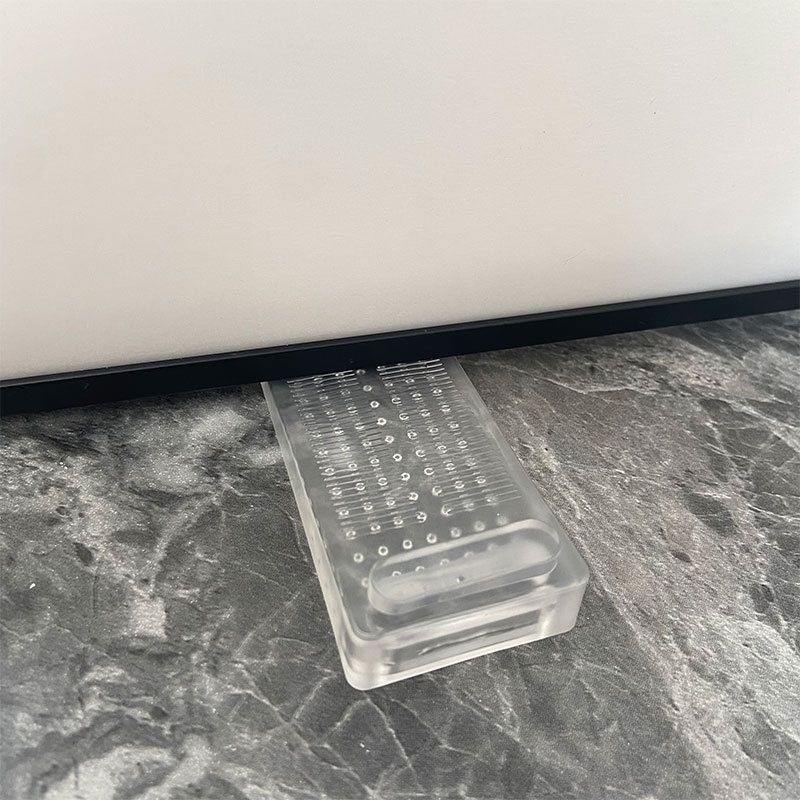4 Pack Plastic Shims, Clear Table Shims, Level Wedge, Furniture Levelers view 4