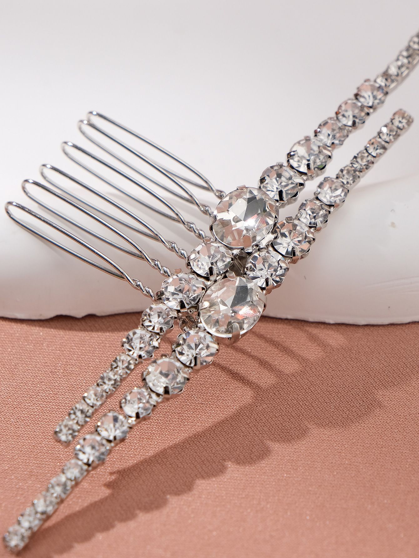 Pearl Comb Vintage Alloy Hair Comb Comb Clips Girl Hair Accessories Girl view 4