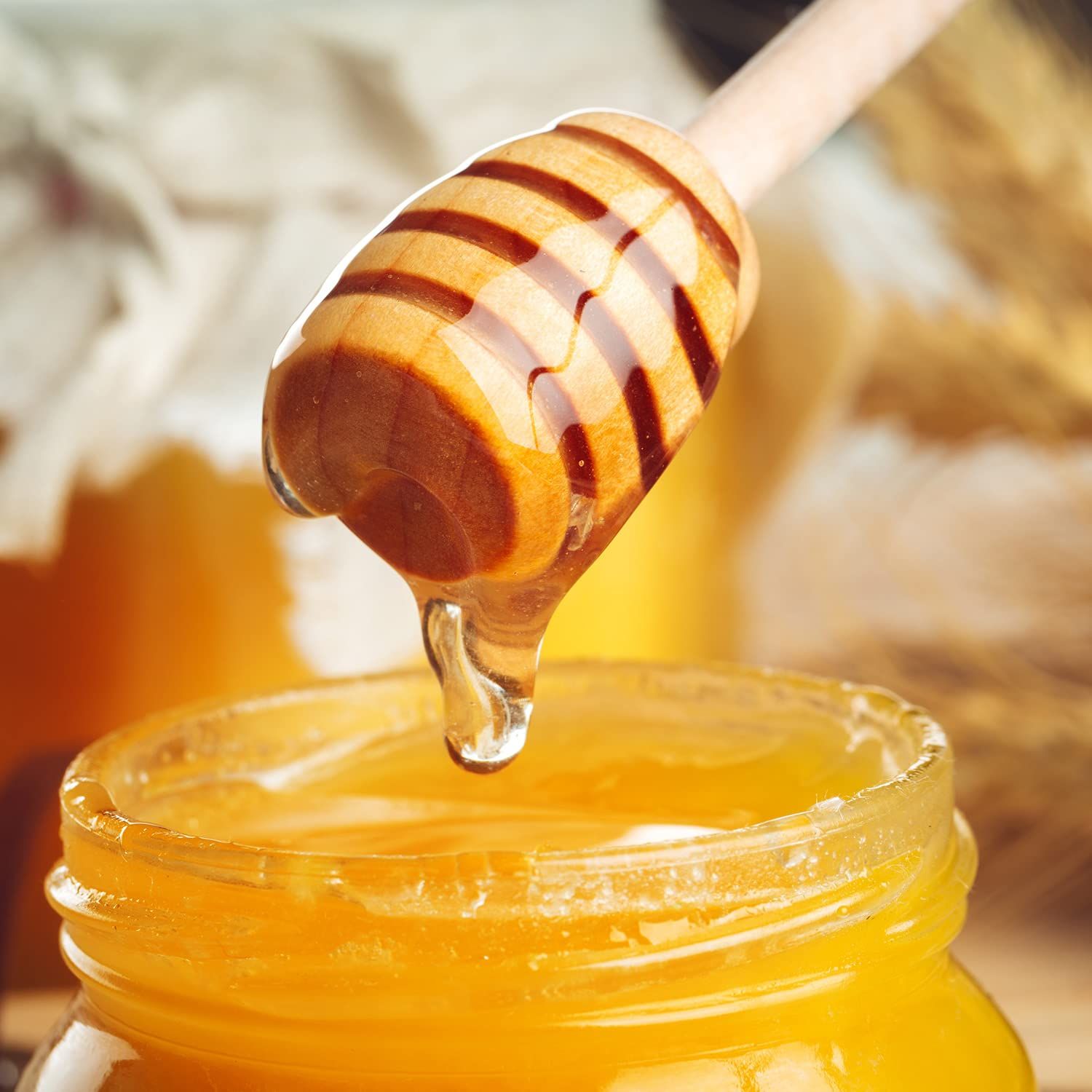 2Pcs Honey Dipper Sticks-Wooden Honey Dipper view 3