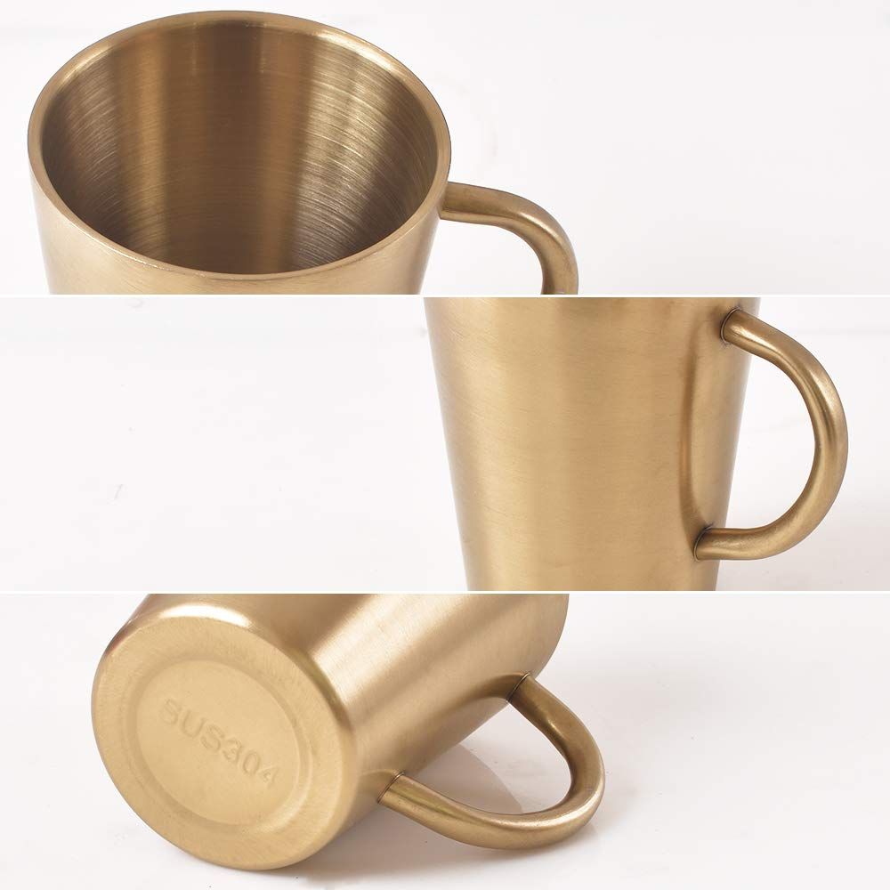 Stainless Steel Cups with Handles view 2