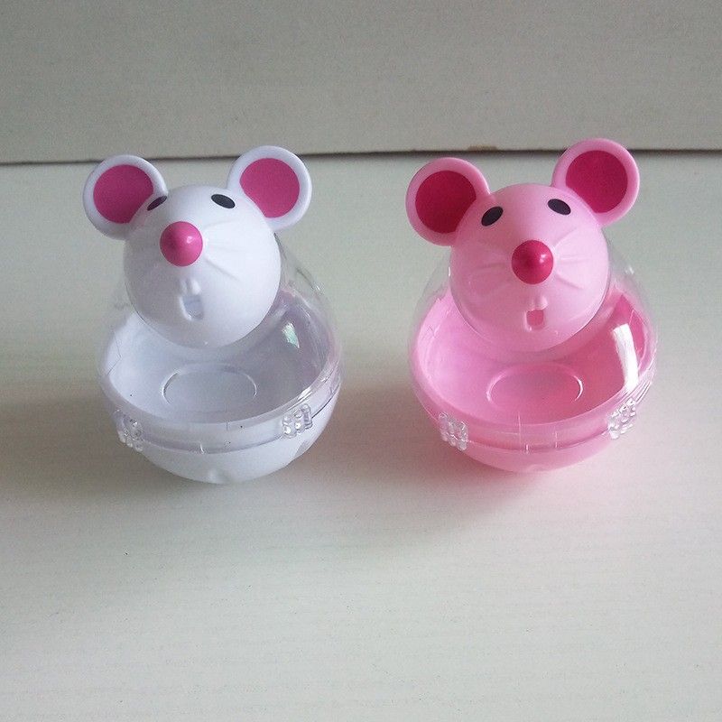 Cat Slow Feeder Cat Food Ball Mice Tumbler Shaped Pet Treat Ball Cat Food Toy view 2