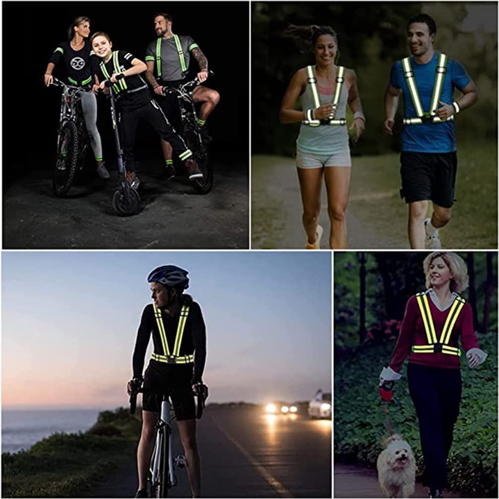 Reflective Safety Vest Hi-Vis for Women Men High Visibility Adjustable view 5