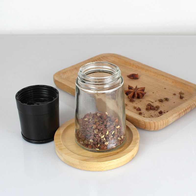 Salt Grinder Salt & Pepper Grinder Refillable Coarseness Adjustable Pepper view 3