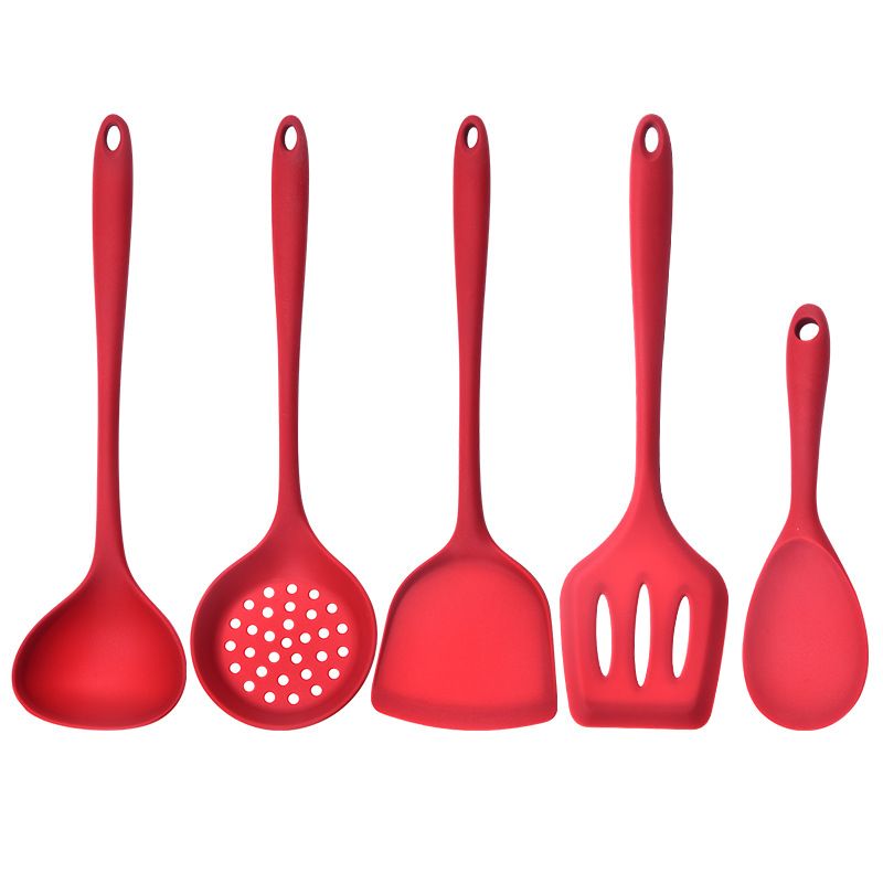 Silicone Cooking Utensils Set (5 Piece Set)-kitchen utensils set -Non Stick