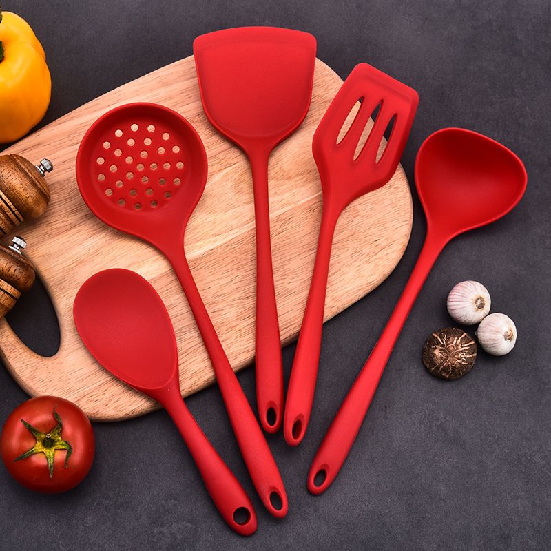 Silicone Cooking Utensils Set (5 Piece Set)-kitchen utensils set -Non Stick view 2