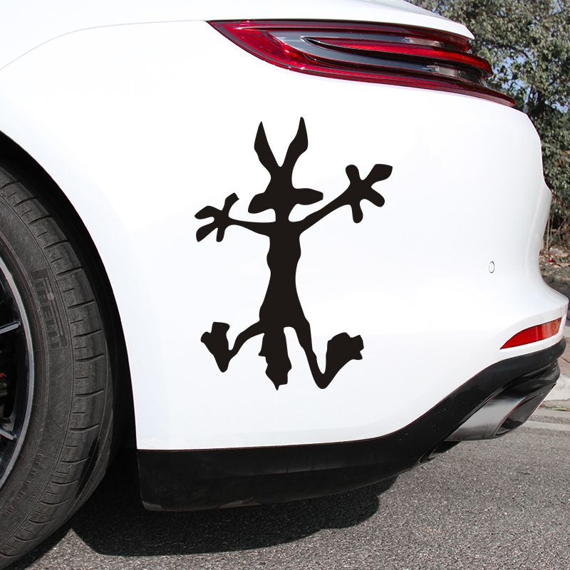 Fix hitting wall decal Sticker cars truck window sticker splat graphic Vinyl view 2