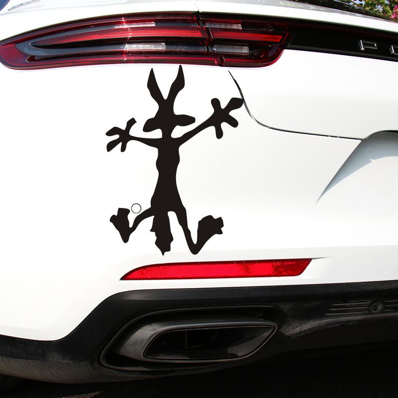 Fix hitting wall decal Sticker cars truck window sticker splat graphic Vinyl view 3