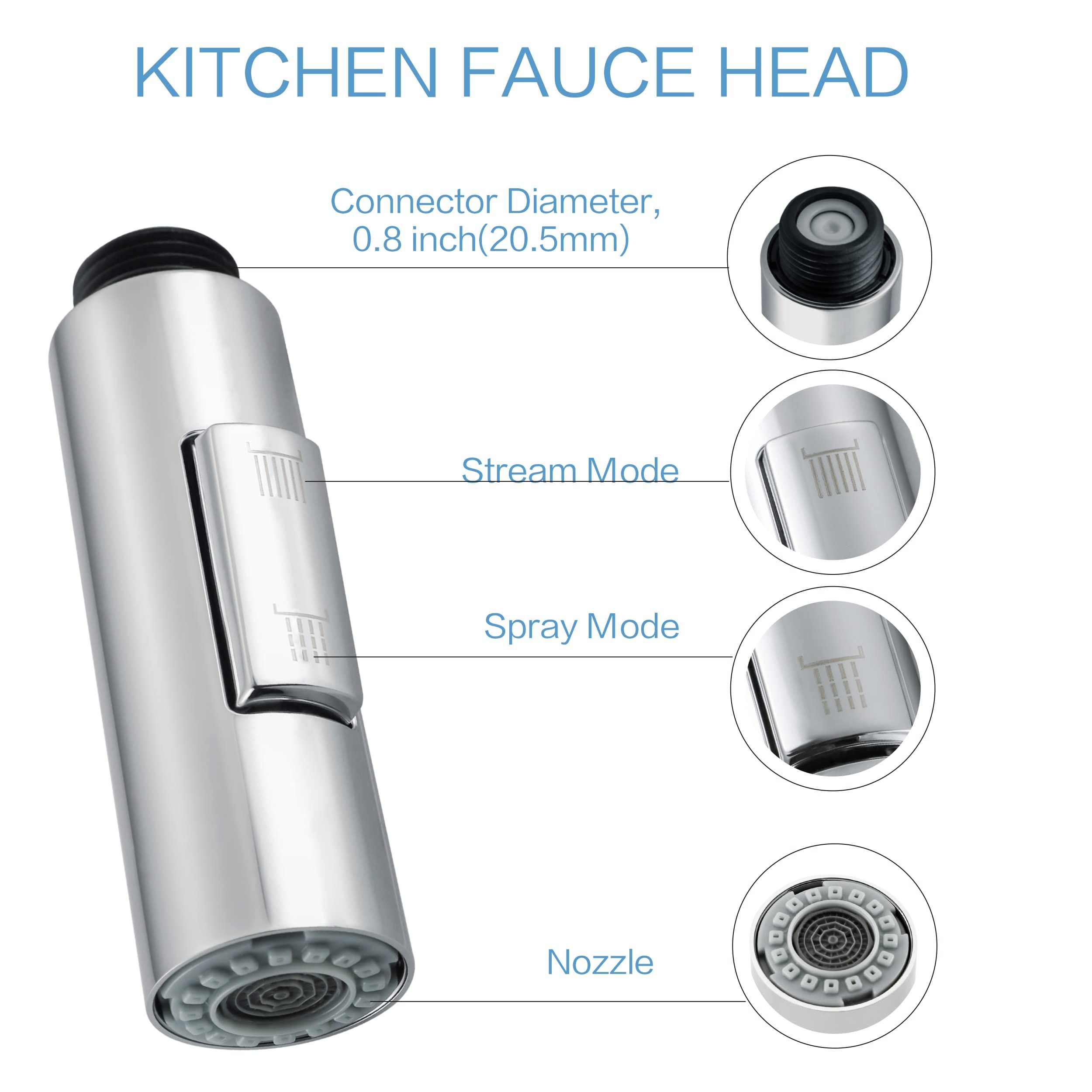 kitchen sink faucet head replacement Male Connector Functions kitchen faucet view 3