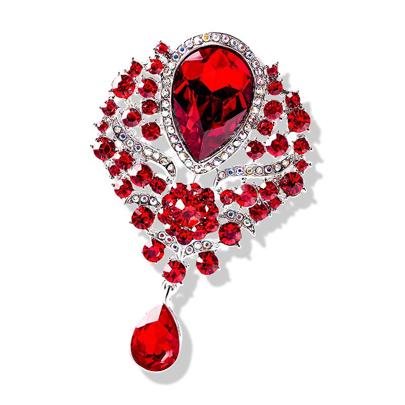 5 Pcs Brooch with Large Big Size Rhinestone Crystal Fashion Jewelry Brooches view 4