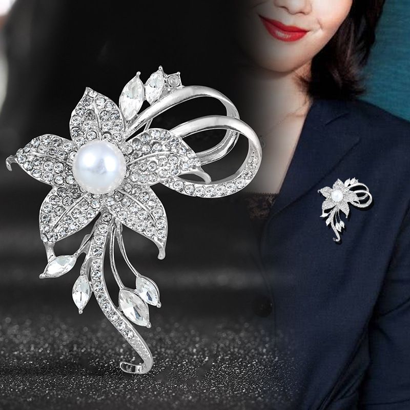 3pc Flower Brooch Femininity Brooch Art Brooch Flower Pin Sweater Accessories view 2