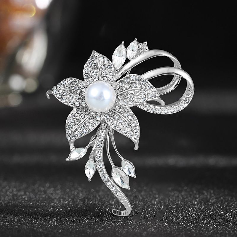 3pc Flower Brooch Femininity Brooch Art Brooch Flower Pin Sweater Accessories view 3
