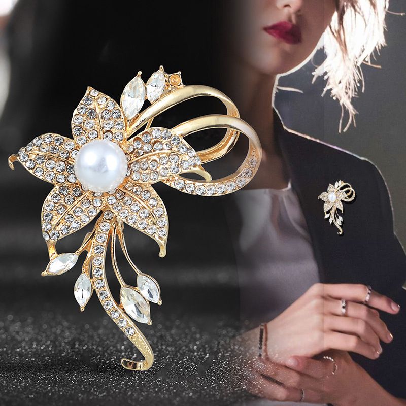 3pc Flower Brooch Femininity Brooch Art Brooch Flower Pin Sweater Accessories view 4