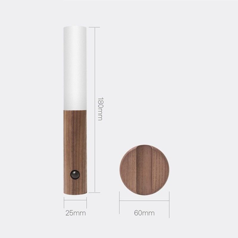 2pc Motion Sensor Night Lights Magnet Body Sensor Rechargeable Light Portable view 3