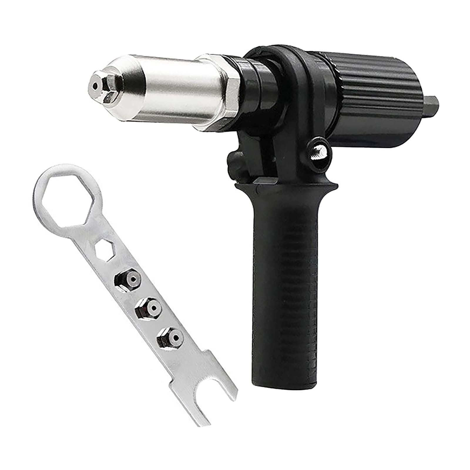 Rivet Gun Adapter with Removable Plastic Handle — image 1