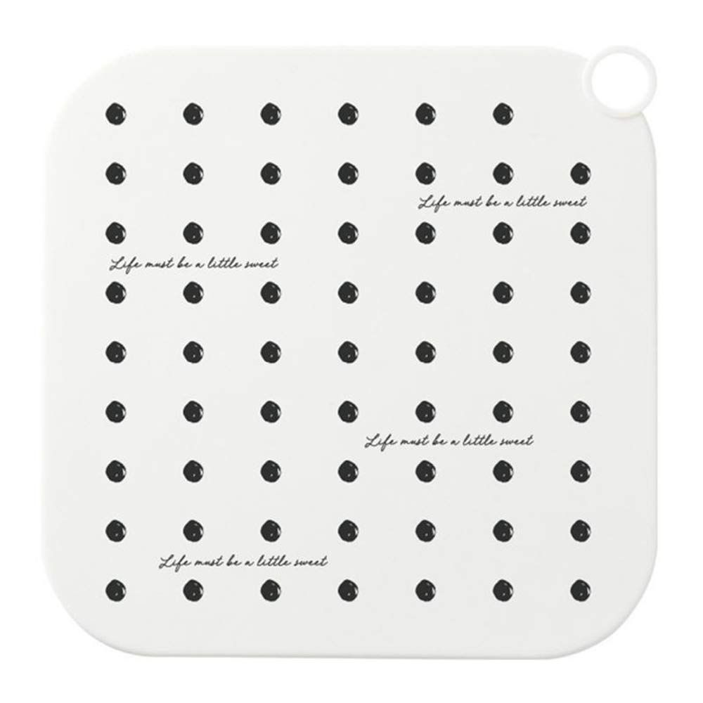 Bathtub Drain Cover Tub Stopper-Silicone Floor Drain Seal Cover Anti-Odor Mat view 3