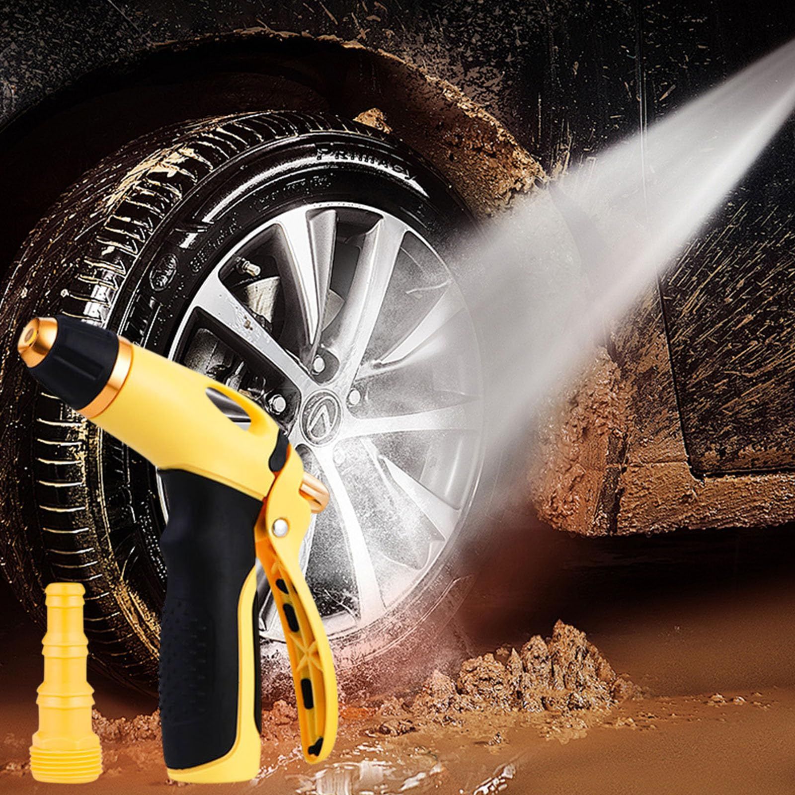 Garden Hose Nozzle Hose Nozzle Outdoor Garden Hose Nozzle Hand Sprayer Water view 4